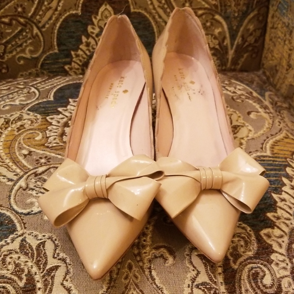 Kate Spade Kitten Bow Heels